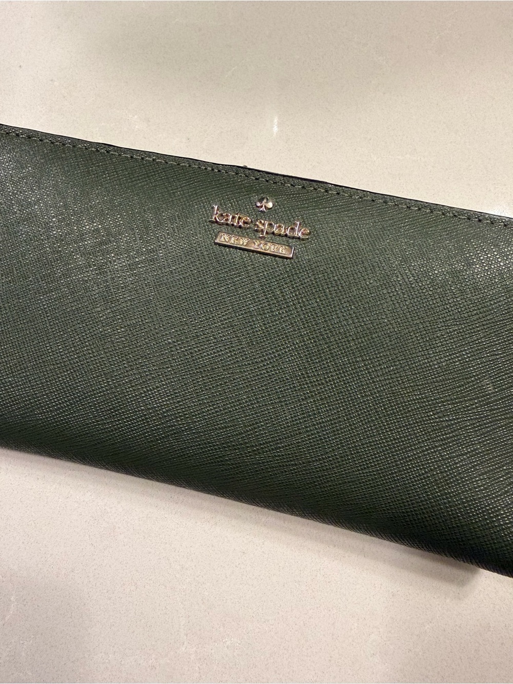 kate spade ♠️ Saffiano Leather Bifold Wallet